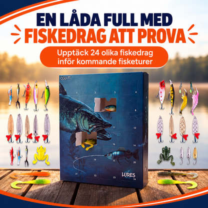 Julkalender med 24 fiskedrag | JulFiske