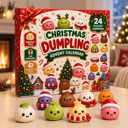 Julkalender med 24 klämleksaker | JulSquish