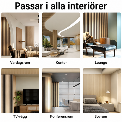 Självhäftande Väggpanel med Trälook | LumiWall