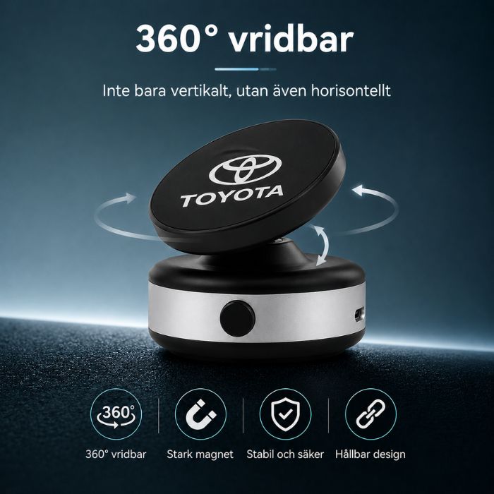 Magnetisk Mobilhållare | 360° Rotation