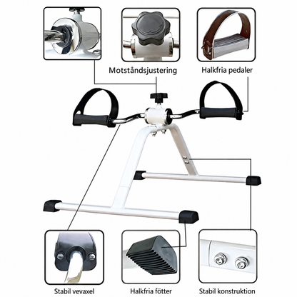 MoveFit Pedaltränare | Mini Motionscykel