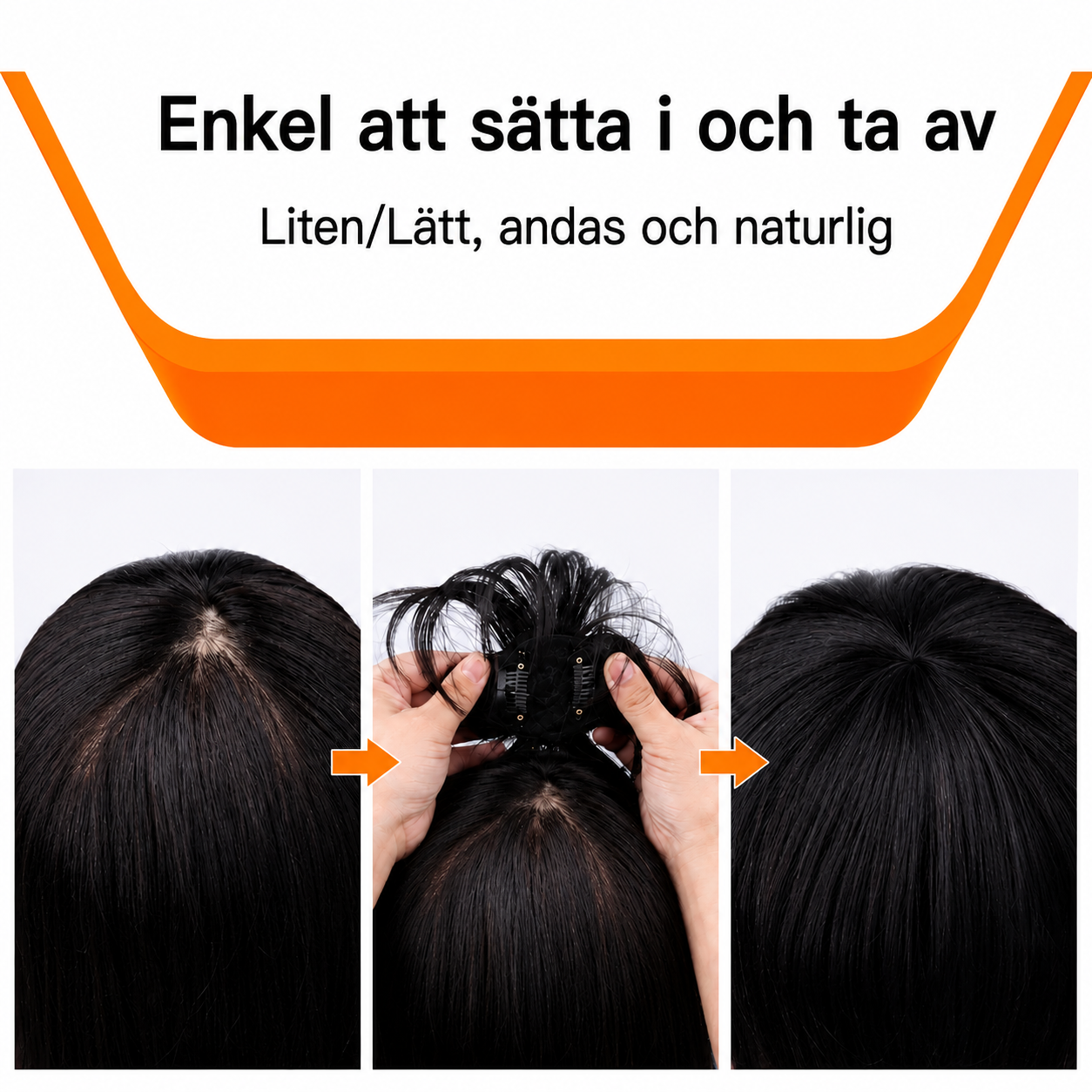 Naturligt Clip-in Håröverlägg | LumiHair