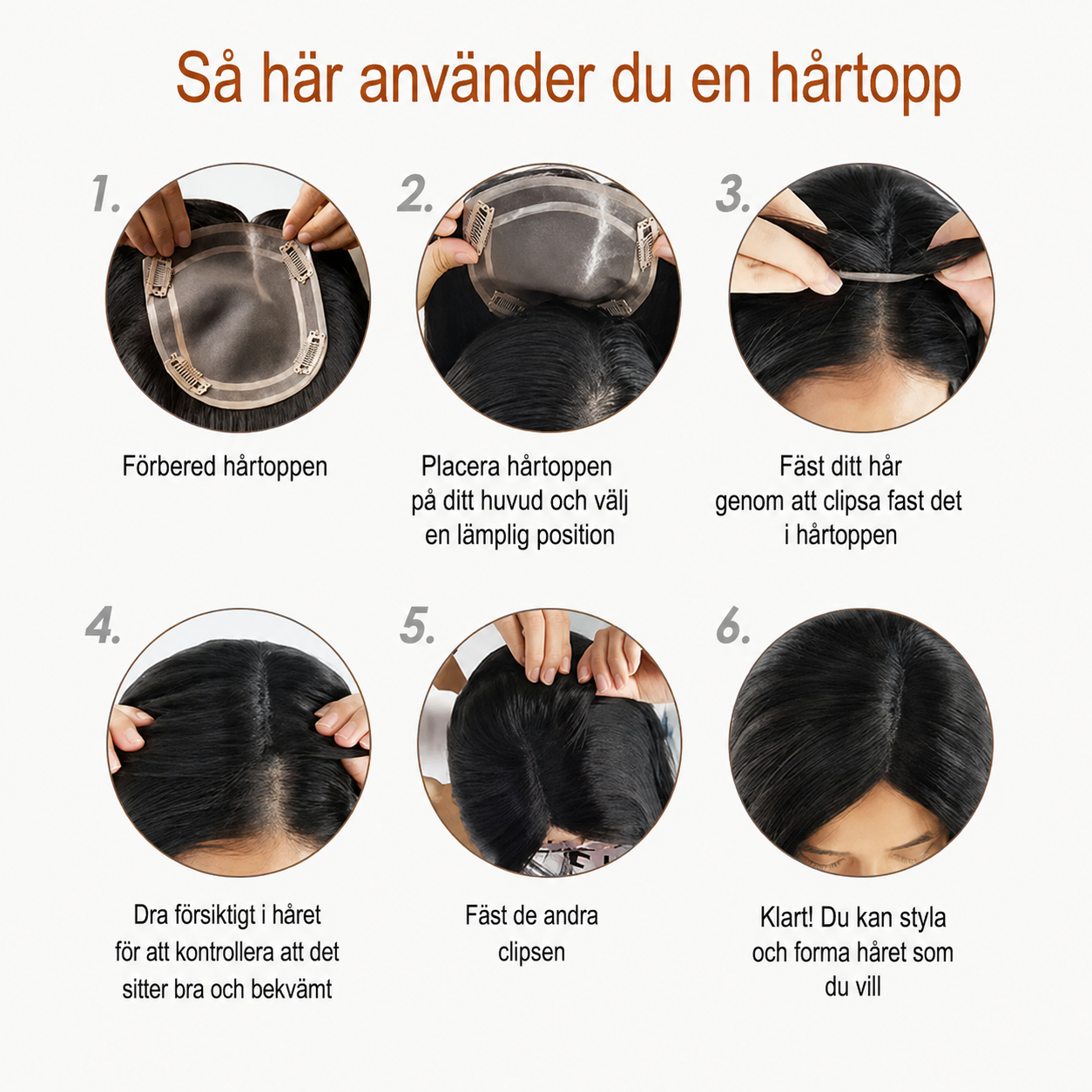 Naturligt Clip-in Håröverlägg | LumiHair