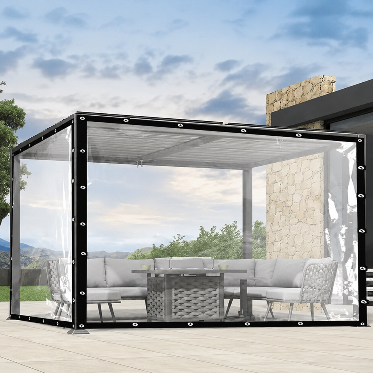 Vattentätt Soltak för Uteplats | PatioShield