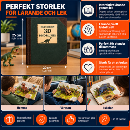 Interaktiv 3D-pop-upbok om dinosaurier | DinoQuest