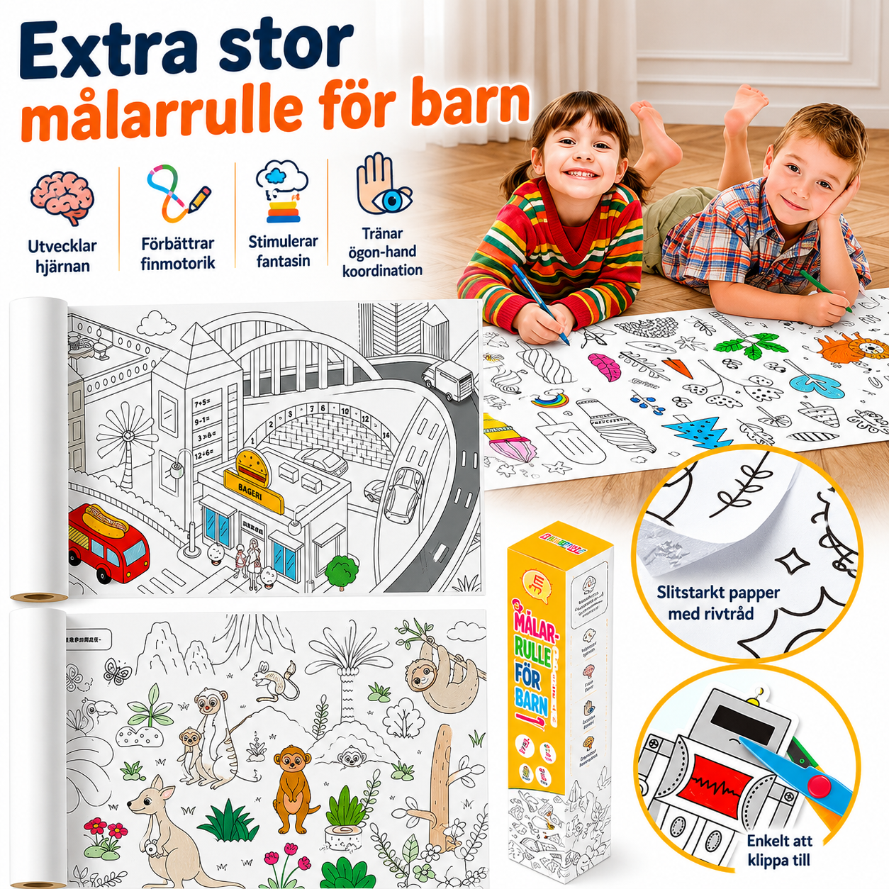 Självhäftande Ritpapper | ColorNest