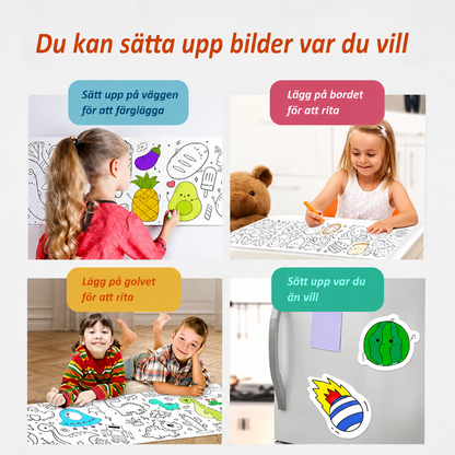 Självhäftande Ritpapper | ColorNest