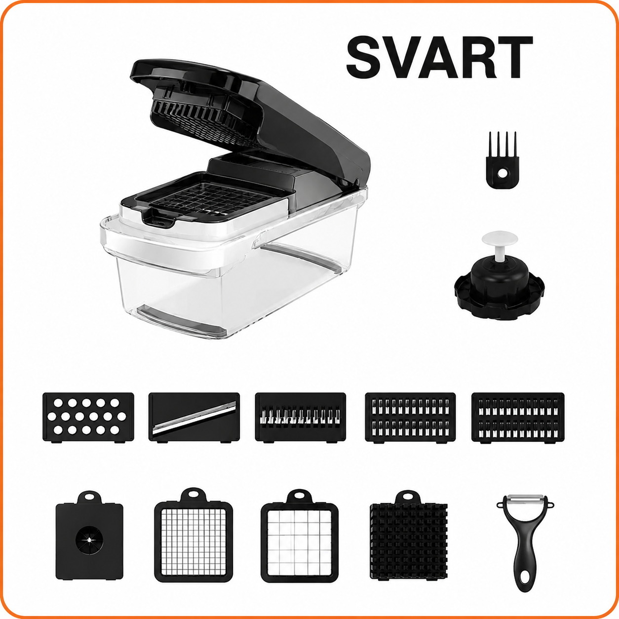 Grönsakshackare med Utbytbara Blad | SlicePro