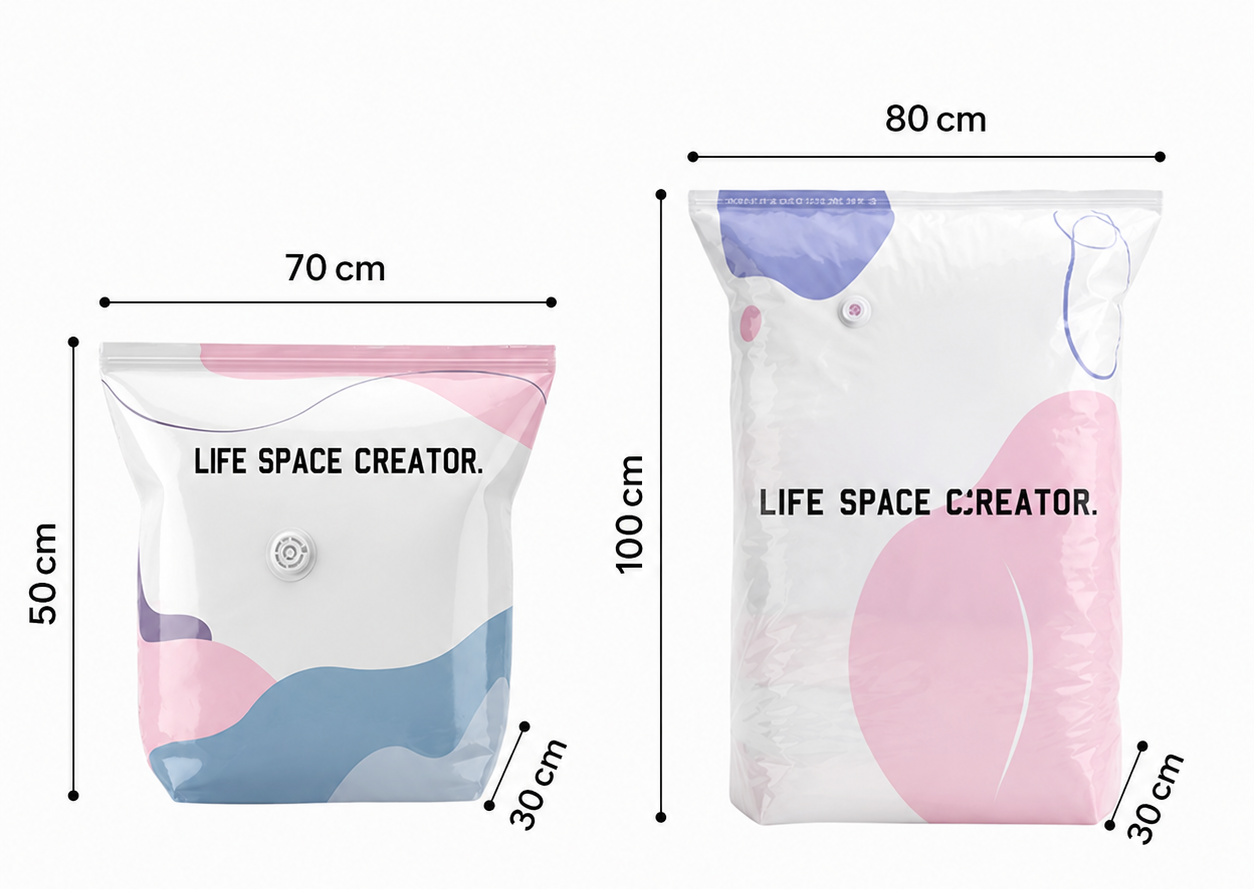 Vakuumpåsar för Kläder utan Pump | SpaceBag