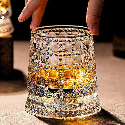 Roterande Whiskyglas i Kristall | SwirLuxe