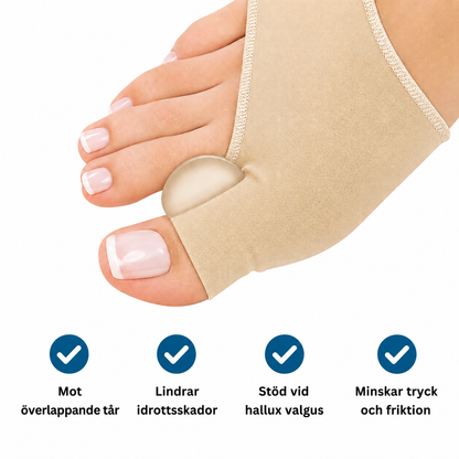 Hallux Valgus-Korrigerande Tåstöd | ToeFlex