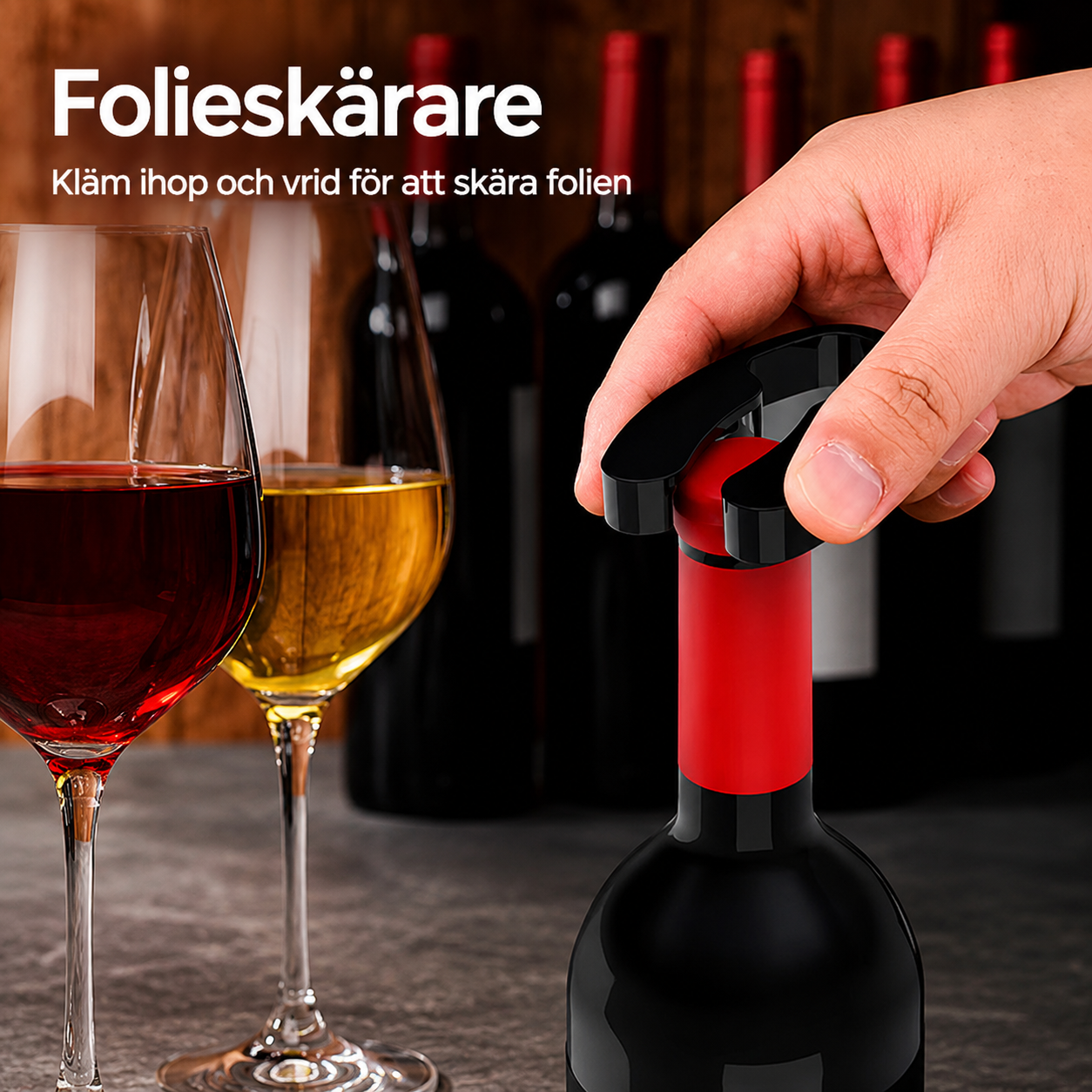 Elektrisk Vinöppnare 5-i-1 | VinoMax