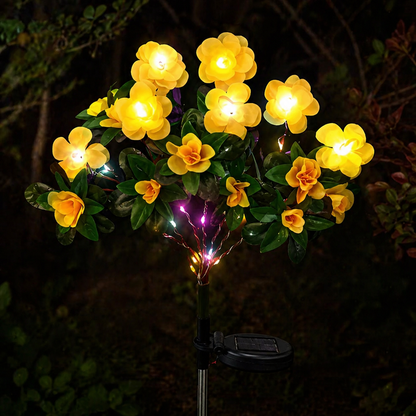 Solcellsdriven blomlampa | Automatisk LED-belysning utomhus
