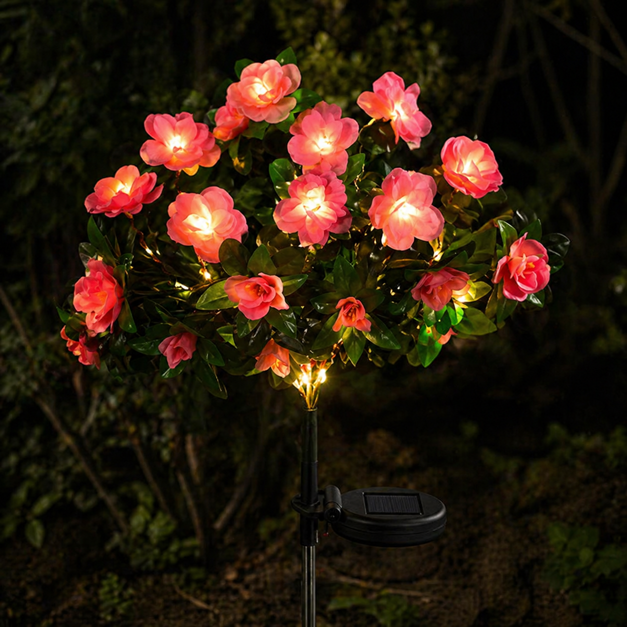 Solcellsdriven blomlampa | Automatisk LED-belysning utomhus