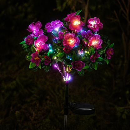 Solcellsdriven blomlampa | Automatisk LED-belysning utomhus