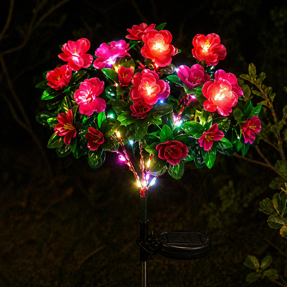 Solcellsdriven blomlampa | Automatisk LED-belysning utomhus