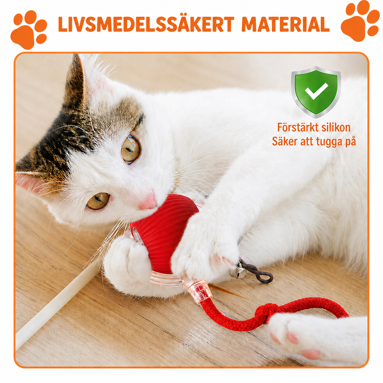 Interaktiv leksaksboll för husdjur | Rörelseaktiverad lek för katt & hund