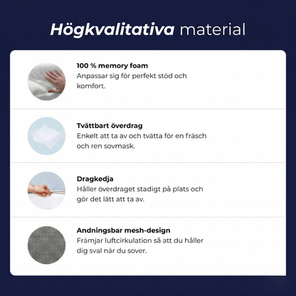LugnSömn Kudde | Ergonomisk kudde för djupare sömn och nackstöd