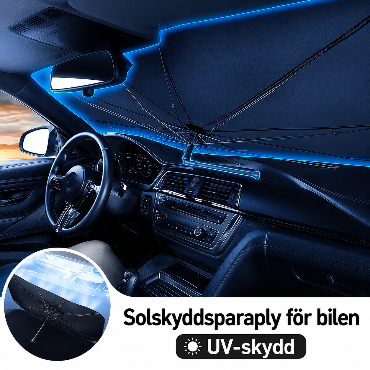 Solskydd för Bil Vindruta | Lumishade