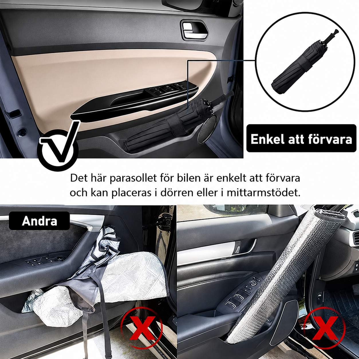 Solskydd för Bil Vindruta | Lumishade