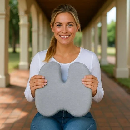 Ergonomisk sittkudde | Memory foam för rygg- och höftavlastning