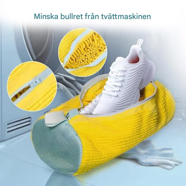 Mikrofiber Tvättpåse för Skor | Skyddande Skoväska för Tvättmaskin