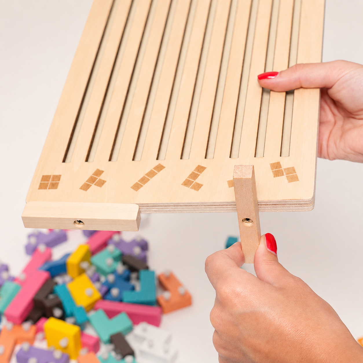Montessori Träpussel för Barn | LumiBlocks