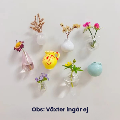 VasMagnet – Mini blomvas för kylskåp