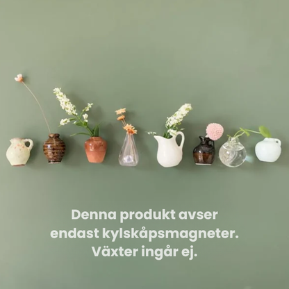 VasMagnet – Mini blomvas för kylskåp