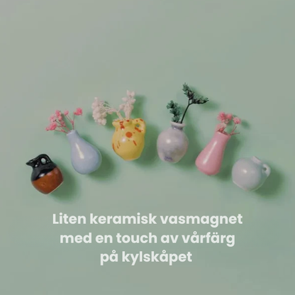 VasMagnet – Mini blomvas för kylskåp