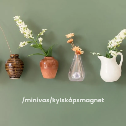VasMagnet – Mini blomvas för kylskåp