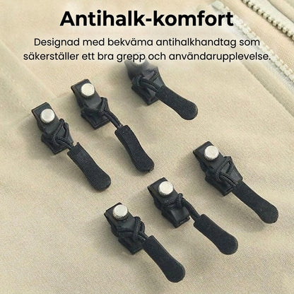 Dragkedjeersättning | Hållbar och enkel avtagbar uppsättning