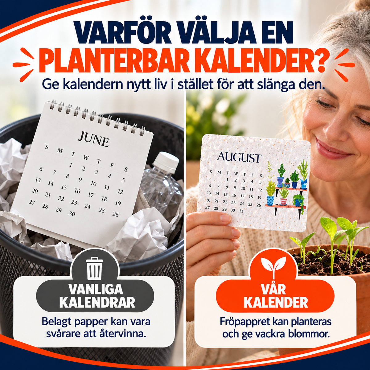 Planterbar kalender | BlomÅr