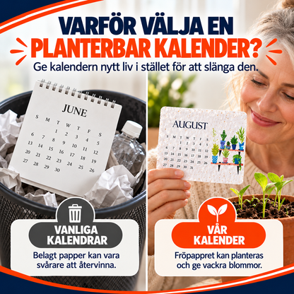 Planterbar kalender | BlomÅr