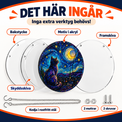 Akrylpussel med glasmosaikeffekt – 5-pack | PrismBloom