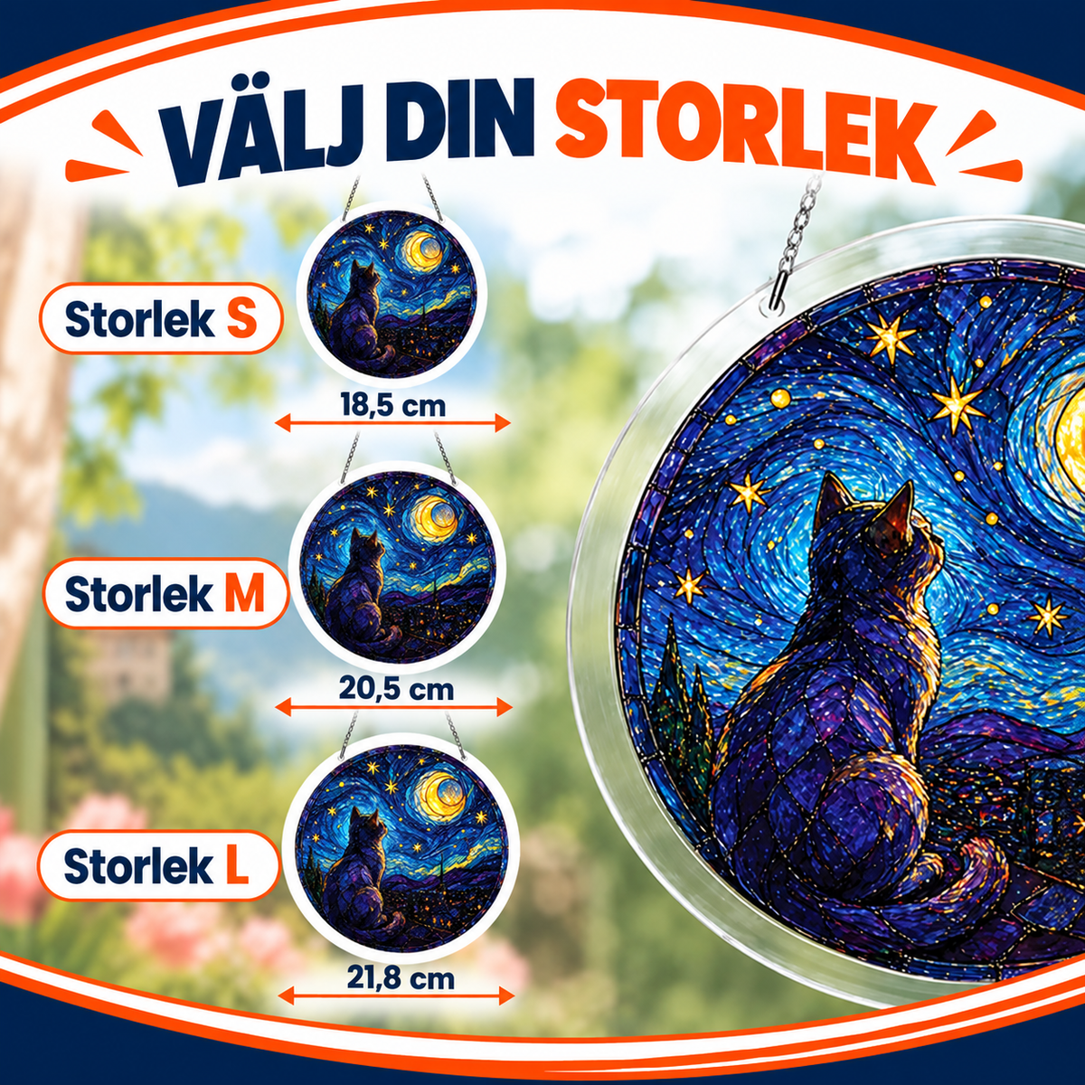 Akrylpussel med glasmosaikeffekt – 5-pack | PrismBloom