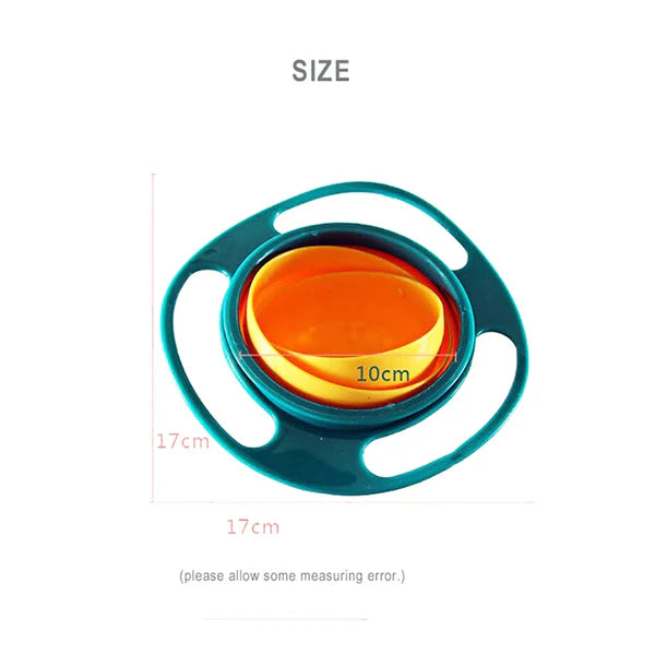Spillfri Snackskopp | 360° Gyrodesign för Barn