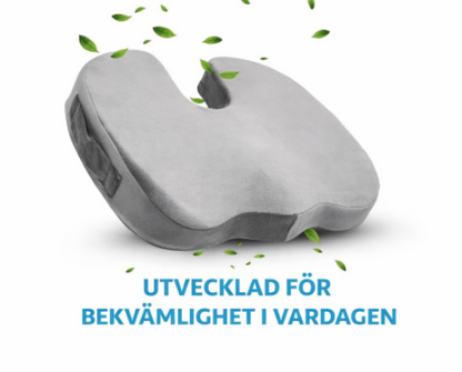 Ergonomisk sittkudde | Memory foam för rygg- och höftavlastning