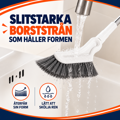 Skurborste med utdragbart skaft | SkrubbFlex