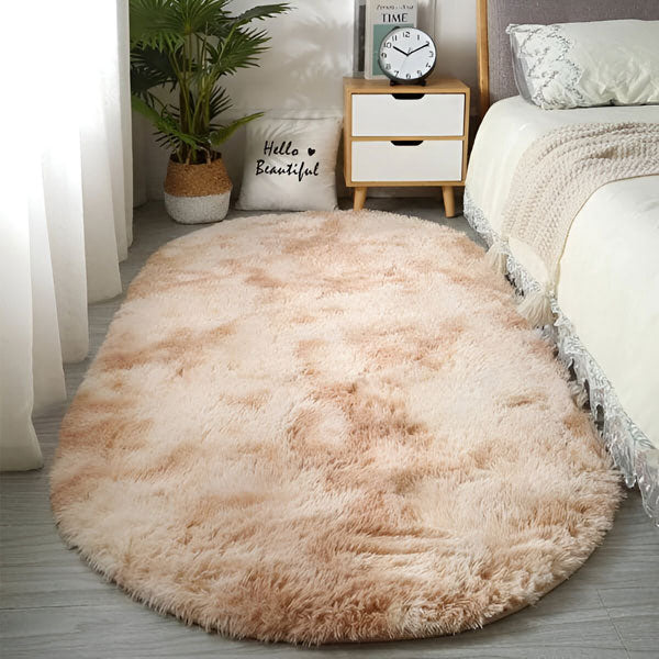 Mjuk och fluffig matta med halkskydd | CozyCloud