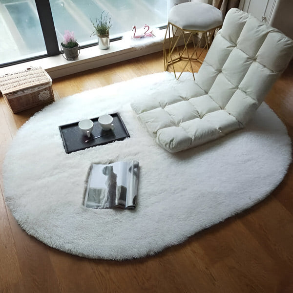 Mjuk och fluffig matta med halkskydd | CozyCloud