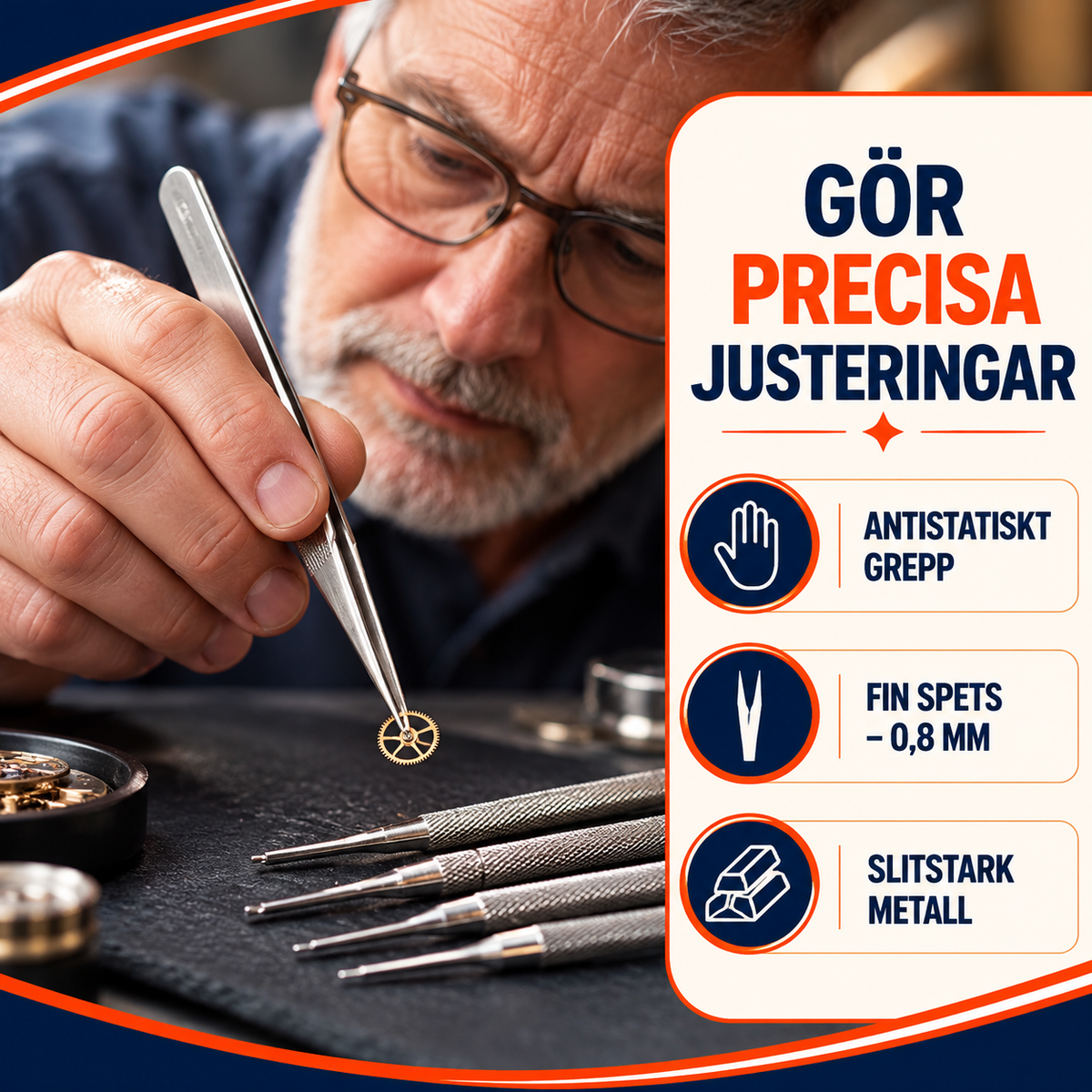 Verktygssats för klockreparation | UrFix