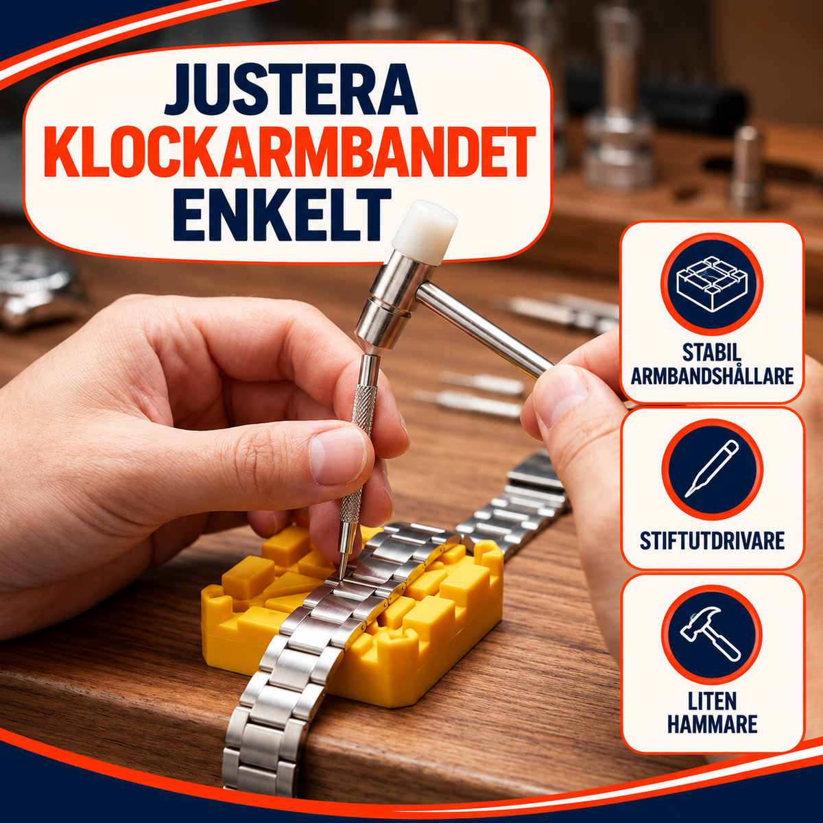 Verktygssats för klockreparation | UrFix