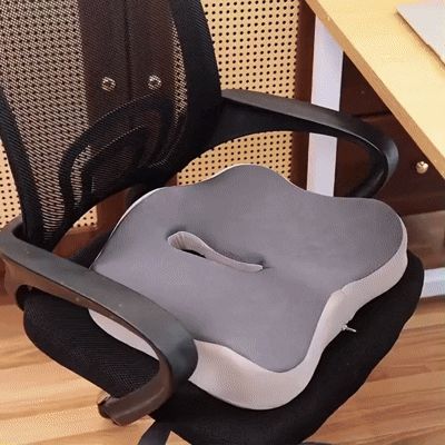 Ergonomisk sittkudde | Memory foam för rygg- och höftavlastning